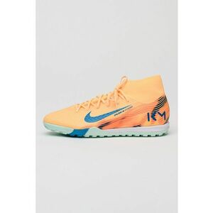 Pantofi Mercurial Superfly 10 Academy 'Kylian Mbappé' pentru fotbal - Portocaliu pal/Albastru imagine