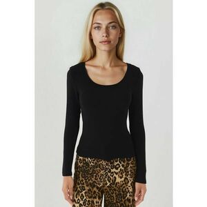 Bluza dama tricot - Negru imagine