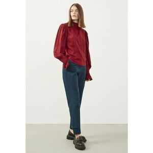 Pantaloni regular-fit cu buzunare laterale - Verde englez imagine