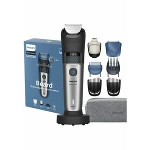 Aparat de tuns barba BT7670/15 cu lame integral metalice cu autoascutire - 40 de setari lungime (0 -4-20 mm) - autonomie 120 min - colector de par - trimmer pentru detalii - trimmer extra-lat - piepteni fade - suport incarcare - trusa depozitare imagine