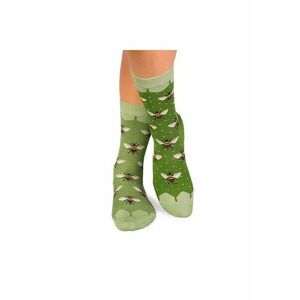 Sosete bambus FINE BAMBOO Bees - Verde imagine