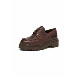 Mocasini dama EO-MELEK-25FW28 - maro - piele naturala - cu sireturi imagine