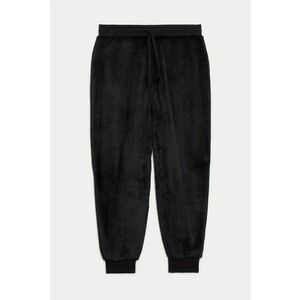 Pantaloni de pijama pufosi - Negru imagine