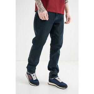 Blugi slim fit uni - Albastru inchis imagine