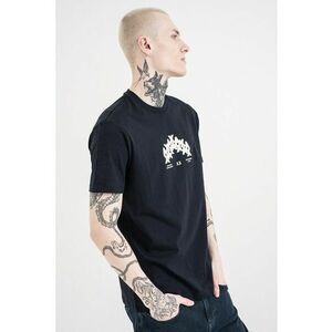 Tricou de bumbac cu imprimeu logo - Alb/Bleumarin imagine
