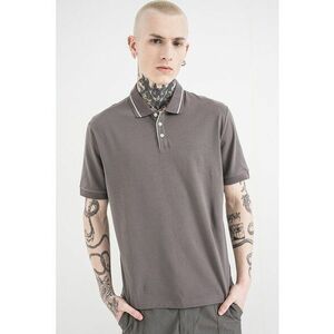 Tricou polo uni - Gri inchis imagine