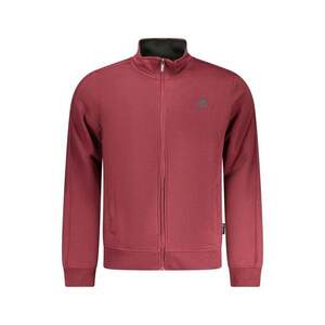 Bluza barbati - cu fermoar - logo - Regular fit - Rosu inchis - Rosu inchis imagine