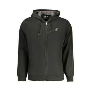 Hanorac barbati - cu fermoar - logo - Regular fit - Negru imagine