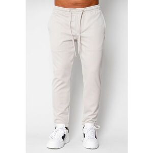Pantalon lung cu snur Cream 19637 - Bej imagine