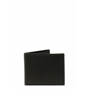 Portofel pliabil de piele cu logo stantat - PP1005 - Negru imagine