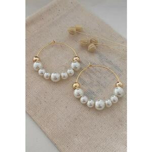 Cercei cu perla imagine