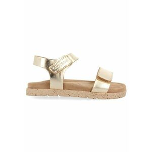 Sandale de piele cu velcro Bude - Auriu imagine