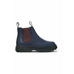 Ghete Chelsea din piele Norte 373 - Maro/Bleumarin imagine