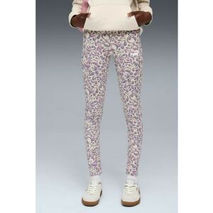 Colanti cu model grafic - Violet/Bej/Roz imagine