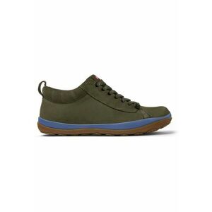 Pantofi casual din piele nabuc Peu Pista GM 1213 - Verde feriga imagine