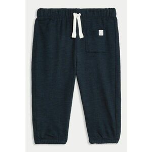 Pantaloni de bumbac cu snur - Albastru ultramarin imagine