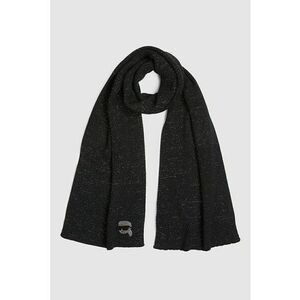 Fular cu aspect stralucitor - Negru melange imagine