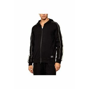 Bluza cu fermoar pentru Barbati - train logo series m tape hoodie fz - 7M001755-AF13512-UC001 - Negru - Negru imagine