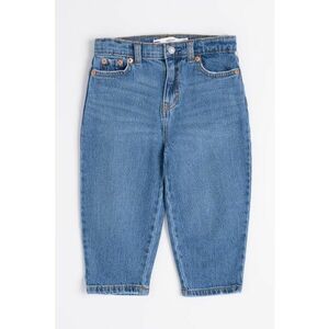 Blugi baggy barrel cu talie inalta imagine