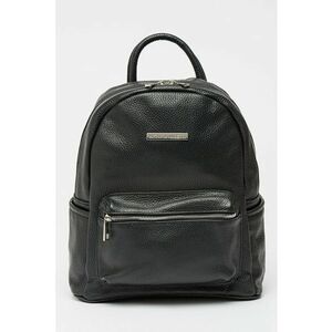 Rucsac de piele cu buzunare multiple - Negru imagine