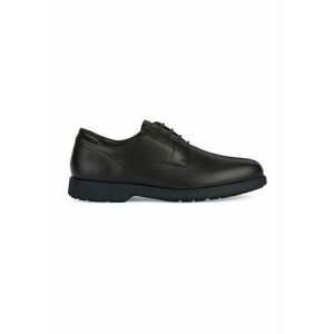 Pantofi din piele cu sireturi - Maro inchis imagine