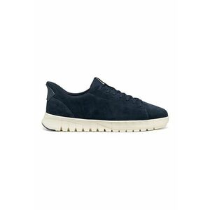Pantofi sport low-cut de piele intoarsa - Albastru inchis imagine