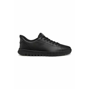 Pantofi sport low-cut de piele - Negru imagine