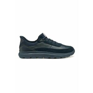 Pantofi sport cu garnituri de piele si piele intoarsa - Albastru petrol imagine