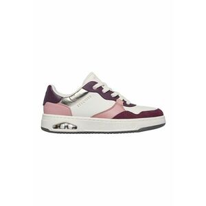 Pantofi sport din piele ecologica Uno CTL - Violet/Alb murdar/Argintiu imagine