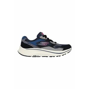 Pantofi sport Go Run Consistent 2.0- Retro cu insertii de piele intoarsa - Negru/Roz pastel/Albastru royal imagine