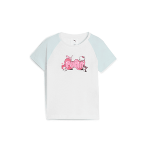 Tricou cu imprimeu Hello Kitty - Roz pastel/Alb murdar imagine