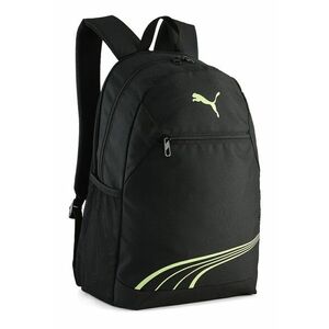 Rucsac cu logo FUNDAMENTAL - Negru/Verde lime imagine