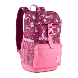 Rucsac cu imprimeu Hello Kitty - Roz zmeuriu/Roz pastel imagine