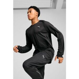 Bluza cu fente pentru degetul mare - pentru alergare Cloudspun - Negru imagine