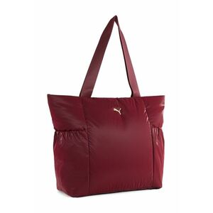 Geanta shopper cu detaliu logo - Visiniu imagine