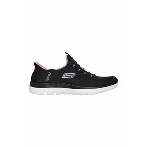 Pantofi sport slip-ins din plasa Summits Dream Chaser - Negru/Roz deschis imagine