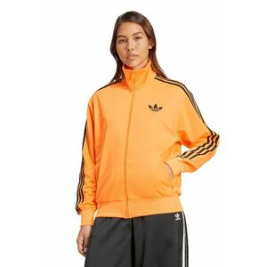 Bluza de trening cu logo si fermoar Firebird - Negru/Portocaliu imagine