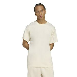 Tricou supradimensionat de bumbac cu logo Trefoil Essentials - Alb murdar imagine