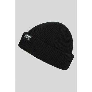 Caciula tricotata cu aplicatie logo Blitz - Negru imagine