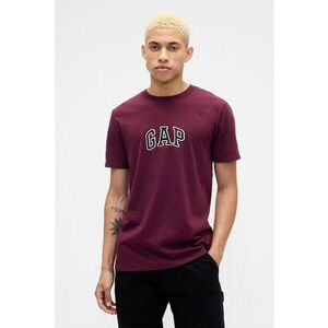 Tricou de bumbac cu logo - Visiniu imagine
