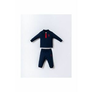 Set doua piese pentru bebelusi - USB2555-V1 - Albastru inchis - Albastru inchis imagine