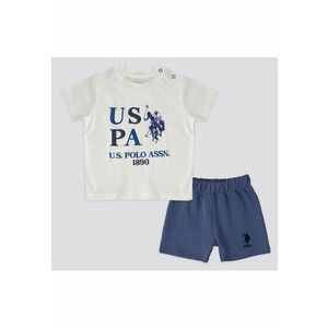Set doua piese pentru bebelusi - USB1918 - Alb - Alb imagine