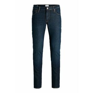 Blugi slim fit din amestec de bumbac organic - Albastru inchis imagine