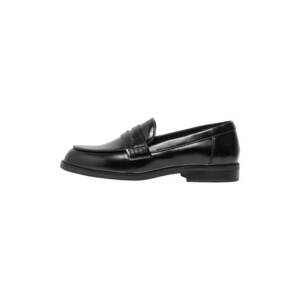 Pantofi loafer de piele ecologica - Negru imagine