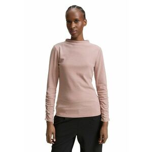 Bluza cu maneci cu fronseuri - Roz pastel imagine