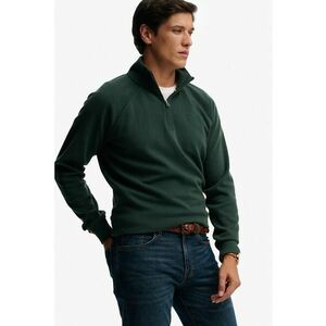 SUPERDRY - Bluza lejera de trening cu maneci raglan - Verde englez imagine