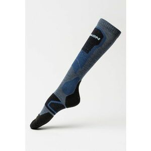 Sosete lungi din amestec de lana - pentru schi - Albastru imagine