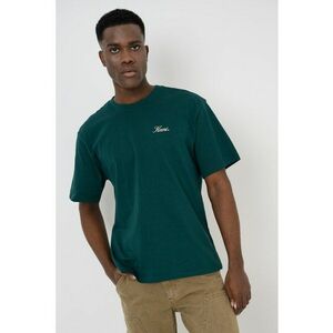 Tricou din bumbac cu imprimeu pe partea din spate - Bej/Verde englez imagine