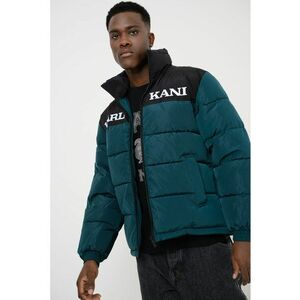 Geaca Retro Essential - Verde englez/Negru imagine