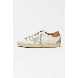Pantofi sport Super Star Classic cu aspect uzat - Maro/Alb murdar imagine